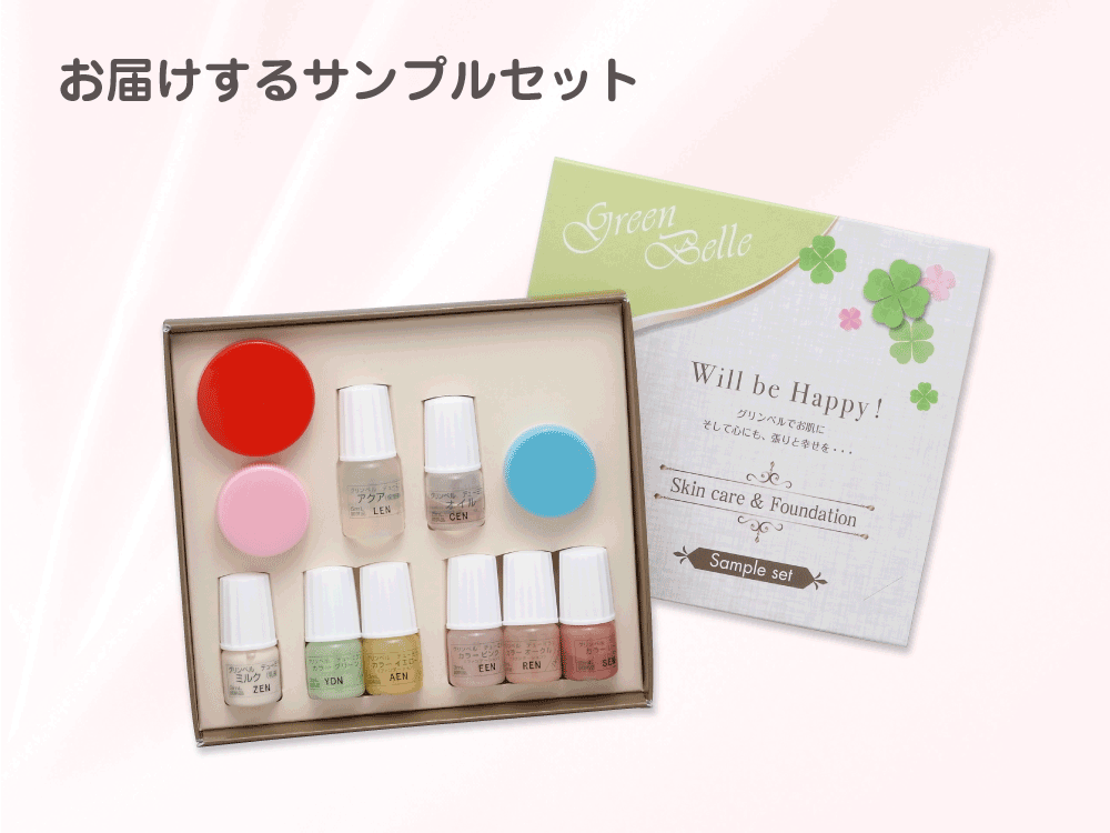 箱入りのサンプルセット